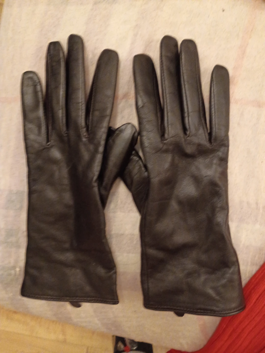 Brown Leather Gloves