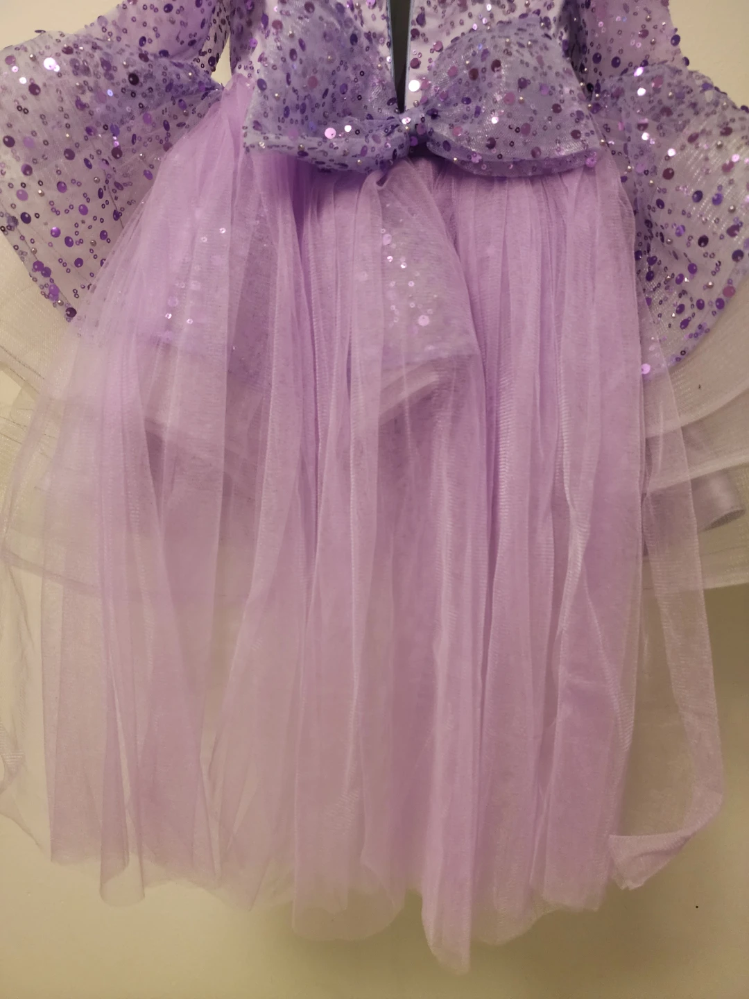 Purple Sequin Tutu Dress with Headband - photo 5