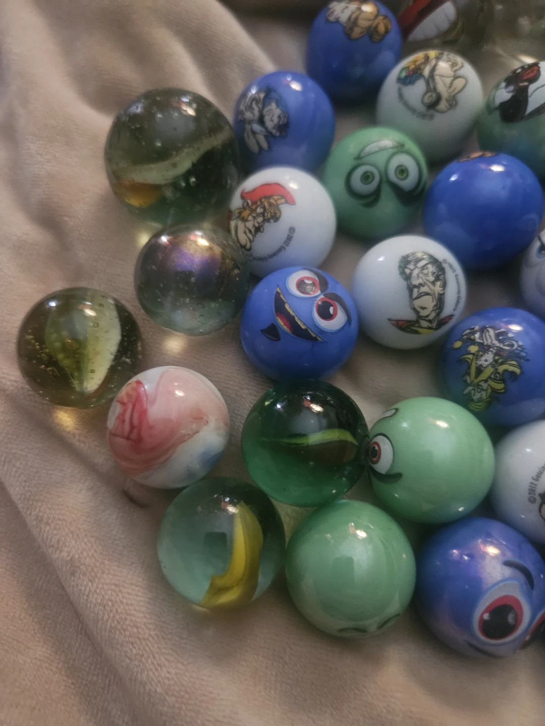 Collection of 36pcs. Cartoon Character Marbles. Germany - photo 3