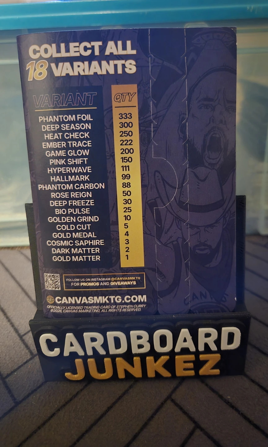 Canvas Marketing Stephen Curry Season 2 Trading Card - photo 2