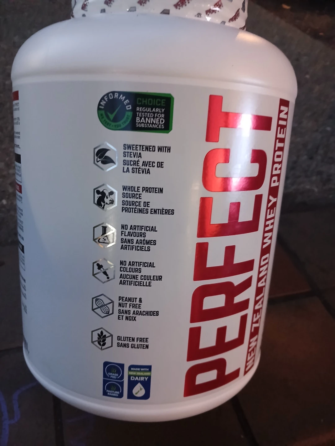 Perfect Sports New Zealand Whey Protein French Vanilla 2kg