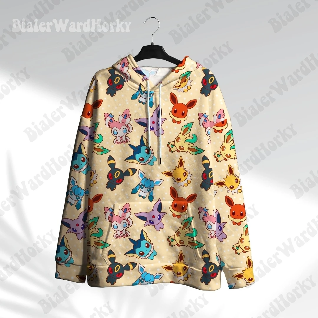Pokemon Eeveelution All-Over Print Hoodie