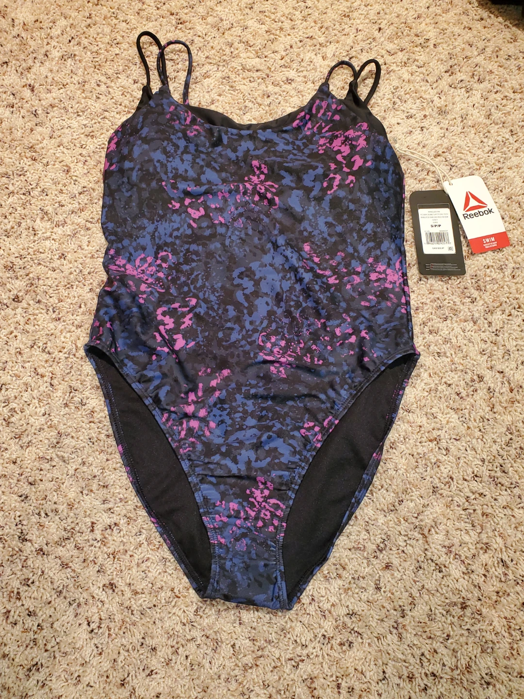 Reebok Women's One Piece Swimsuit Size S