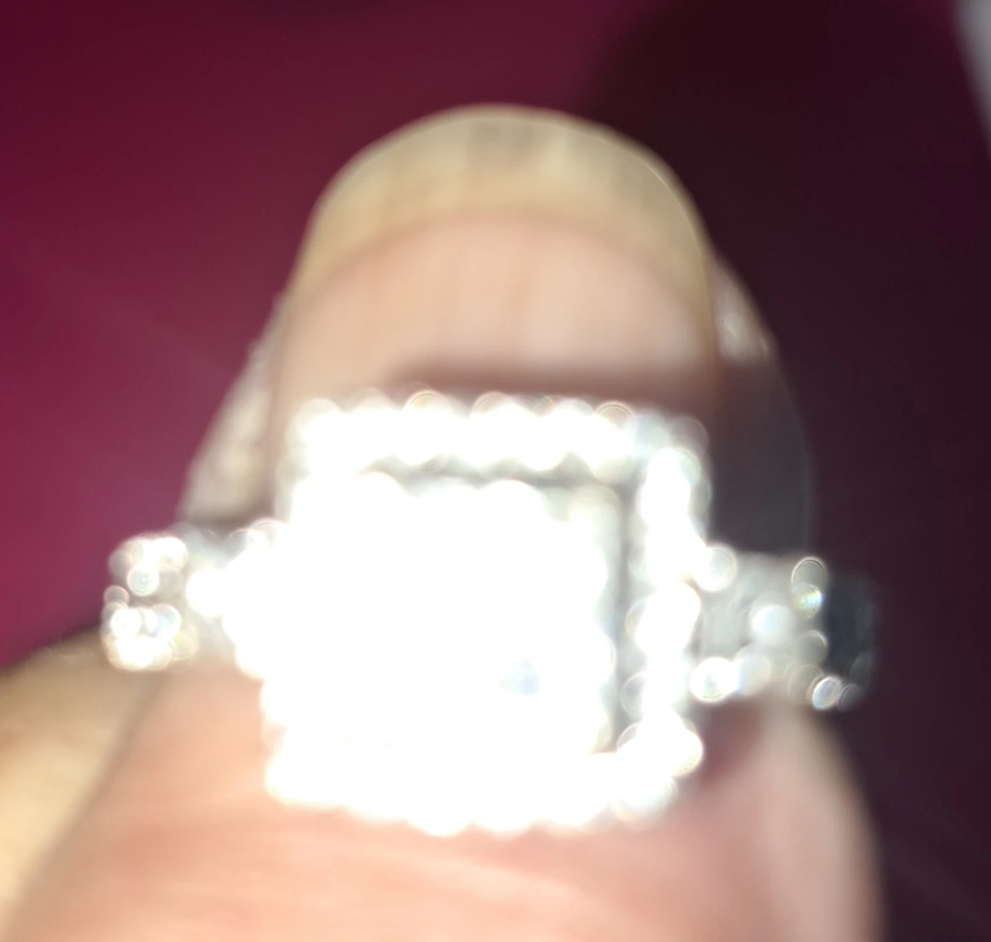 Princess Diamond Engagement Ring