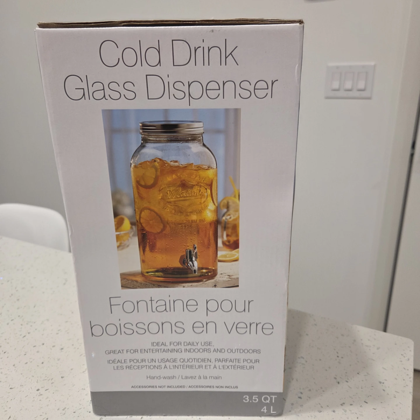 Mason Cold Drink Glass Dispenser 3.5 QT / 4 L - photo 4