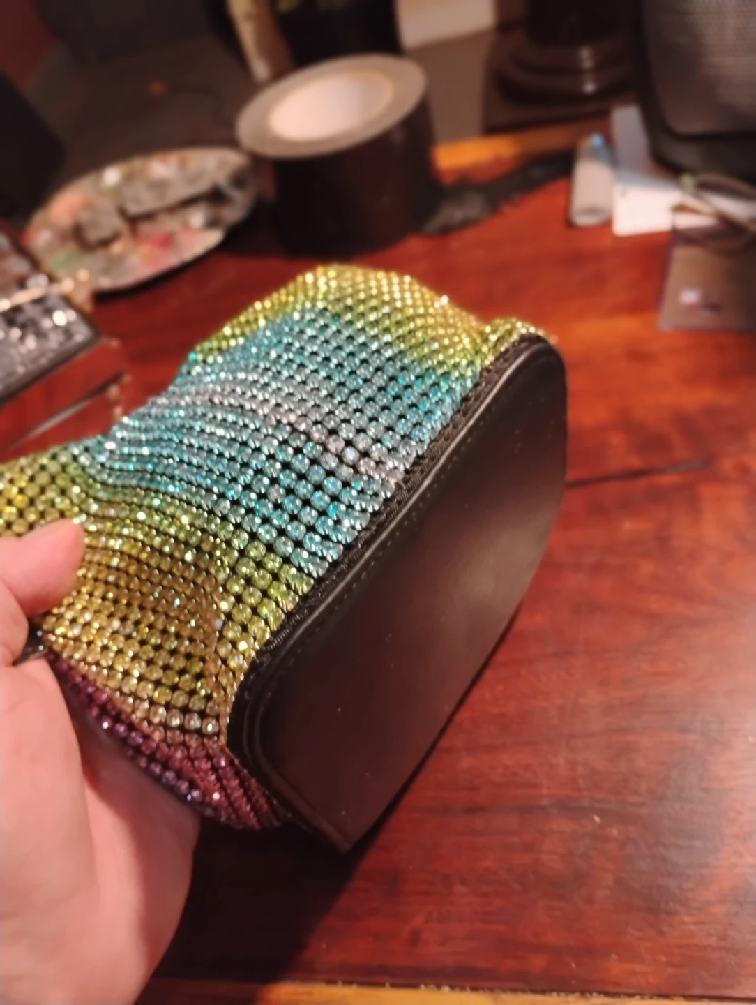 Akira Rhinestone Bucket Bag - photo 4