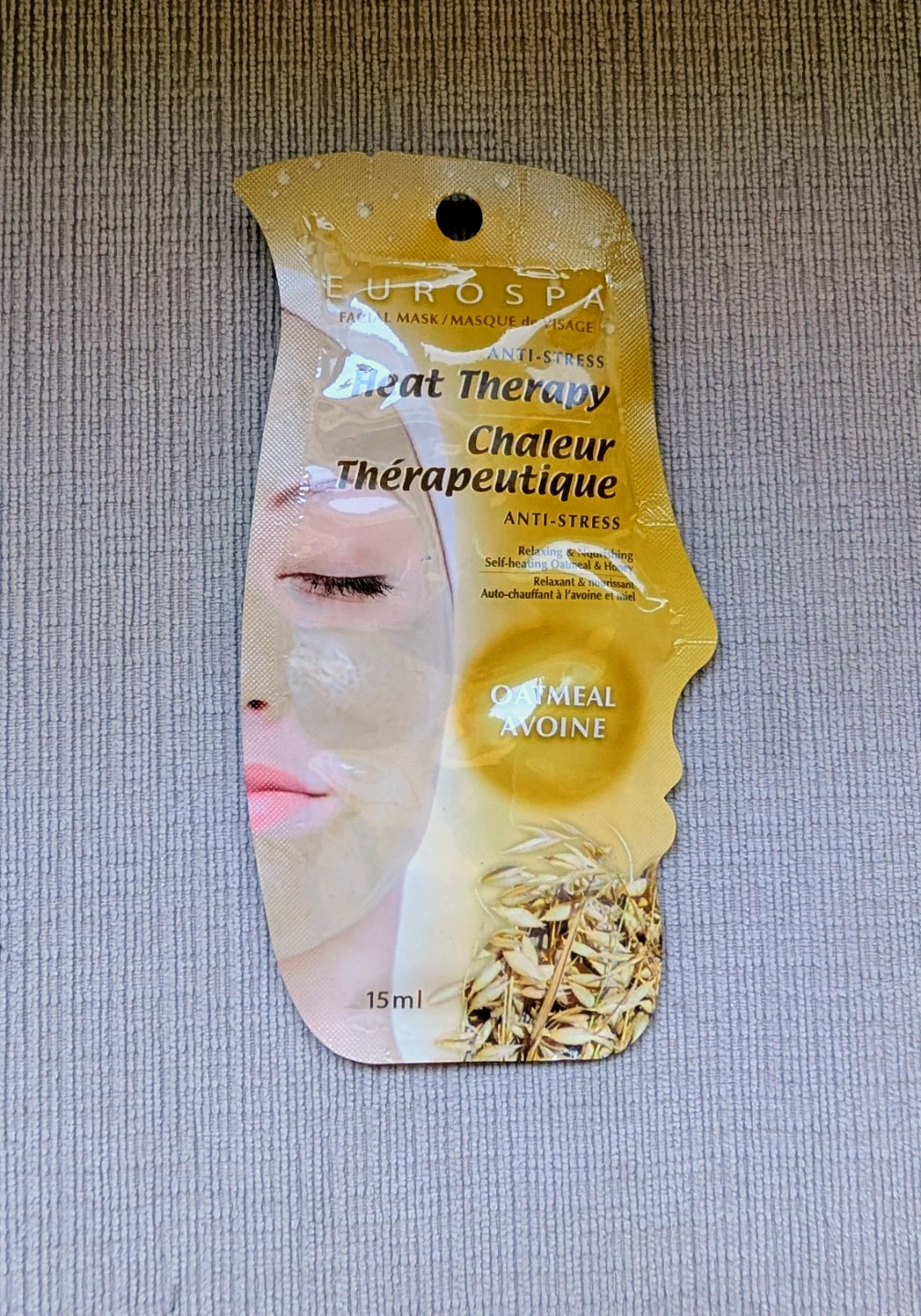 Brand New EUROSPA Heat Therapy Oatmeal Facial Mask
