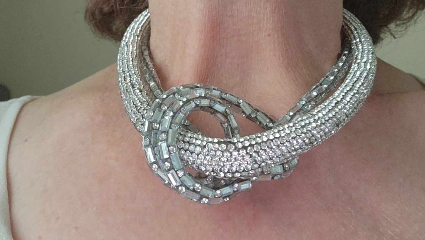Sparkly Layered Necklace in Box