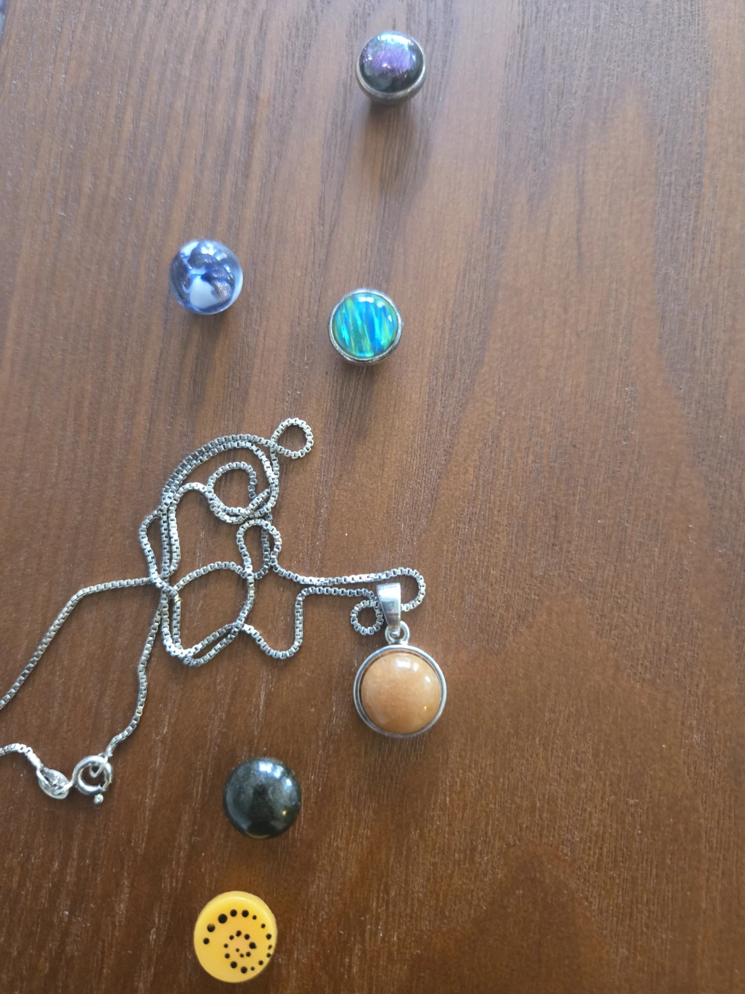 Sterling Silver Necklace with Pendant - photo 4