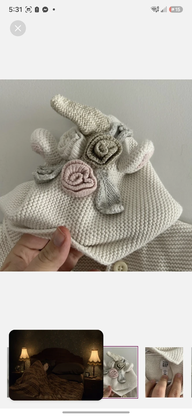 Baby Gap Unicorn Cardigan - photo 3