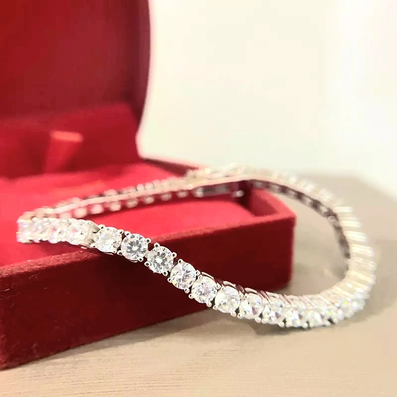 Brand New Sterling Silver 925 st.Tennis Bracelet - photo 2