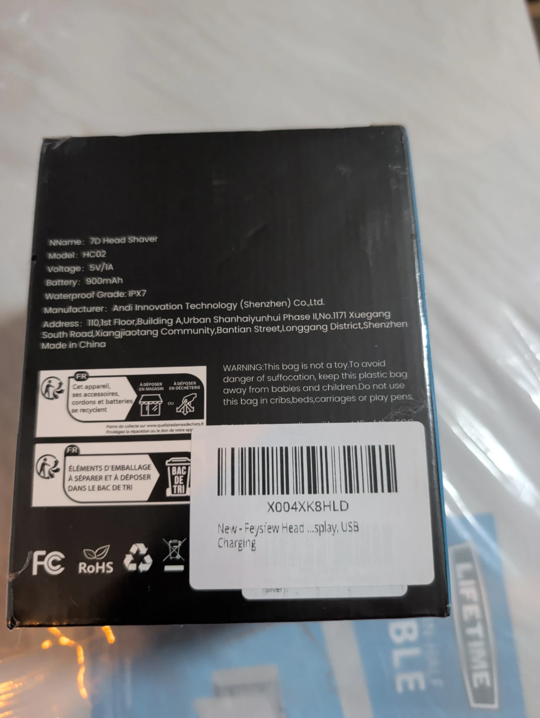 7D Head Shaver HC02 [7D Floating Razors & LED Display] IPX7 - photo 3
