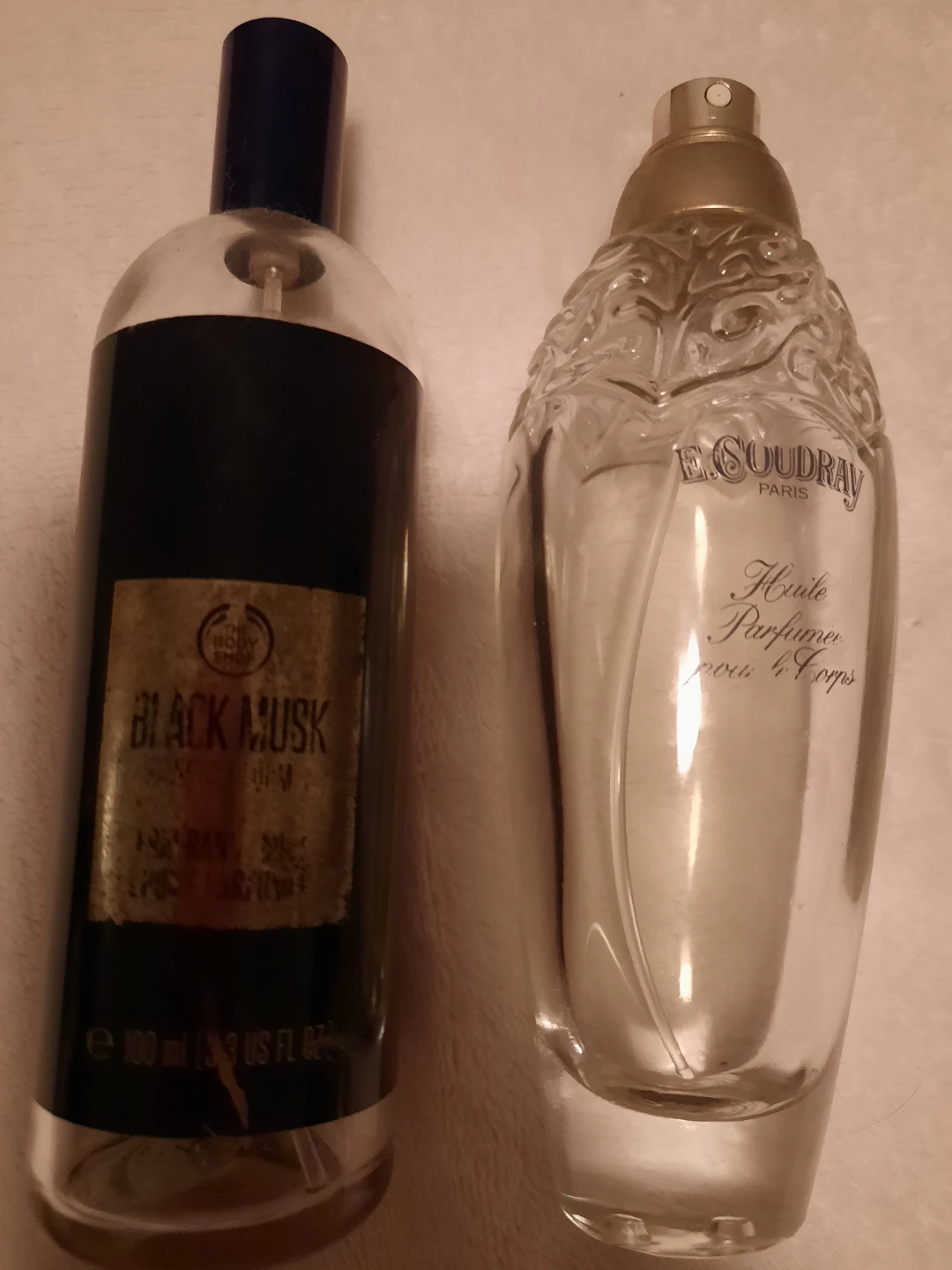The Body Shop Black Musk Fragrance Mist & E. Coudray Parfumee
