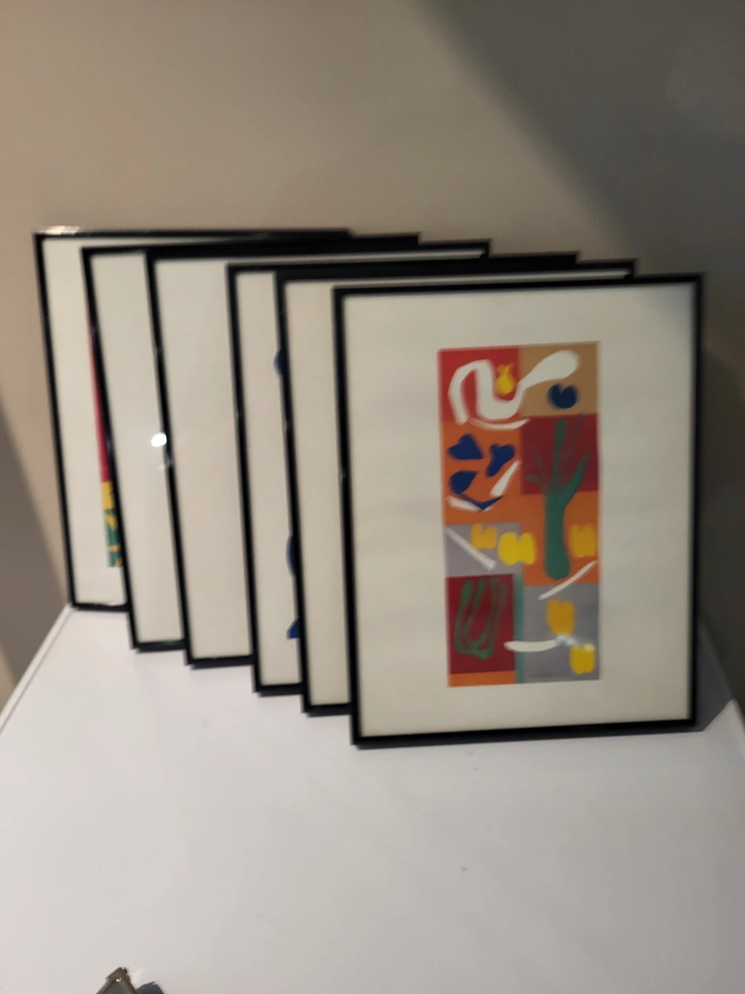Six Black Picture Frames 11 by 14