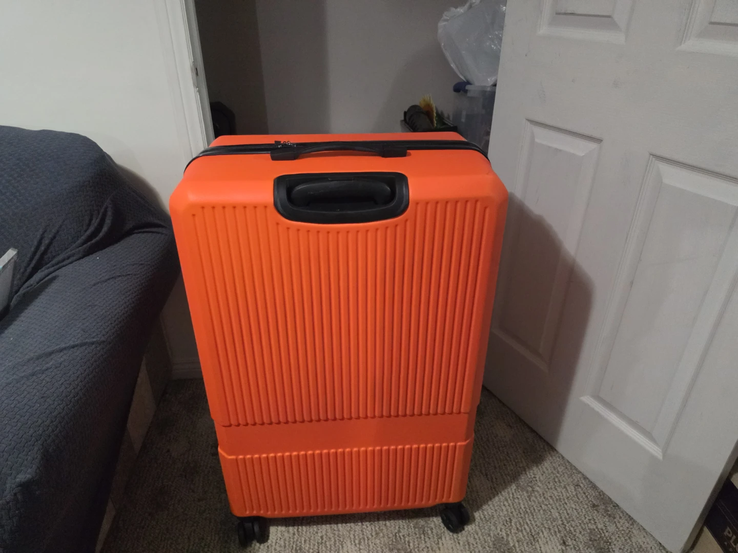 Orange Hardshell Spinner Luggage