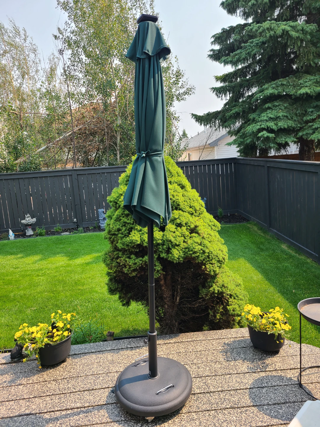 7.5ft Patio Umbrella with Solar Lights