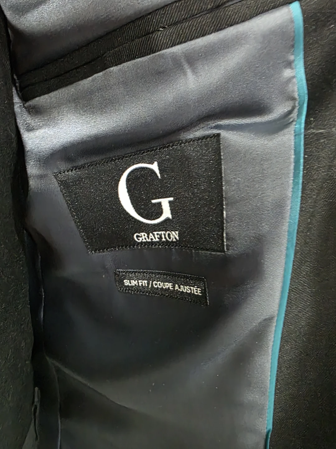 Tip Top Tailors Men's 2-Piece Black Suit (Pants: 28W x 30L) - photo 2