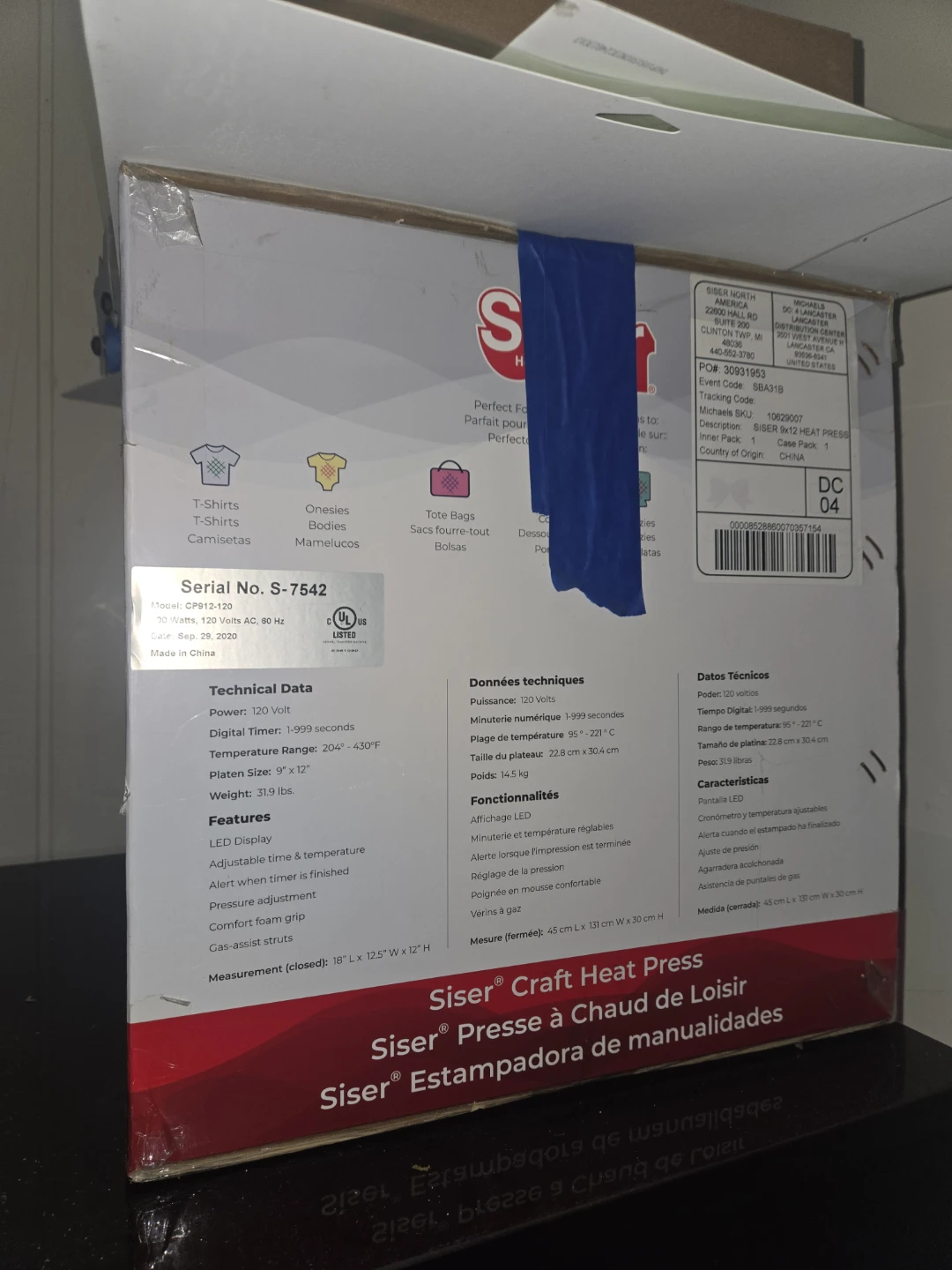 Siser Craft Heat Press 9" x 12" - photo 2