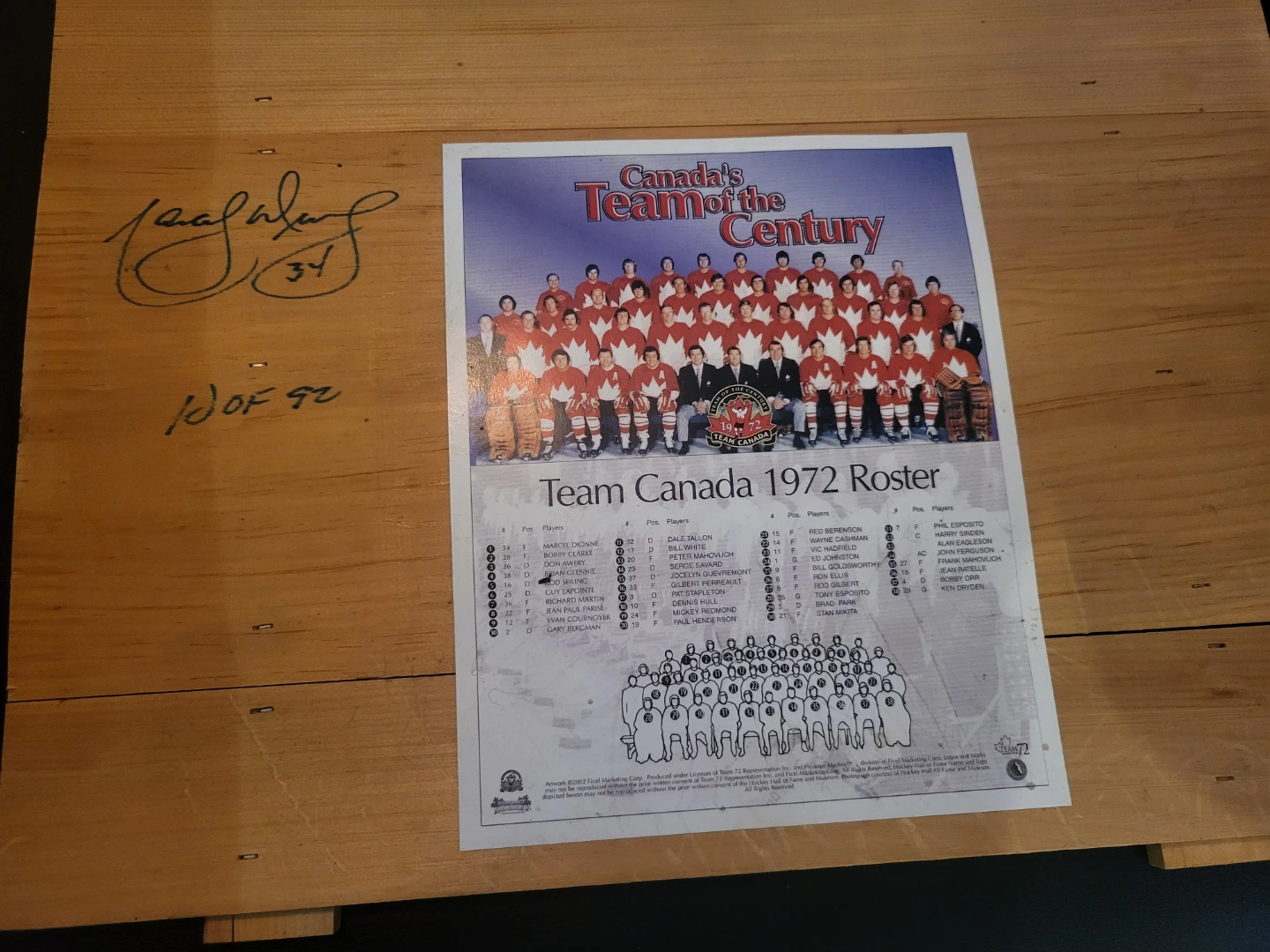 Team Canada 40th Anniversary, ** contains no wine - photo 3