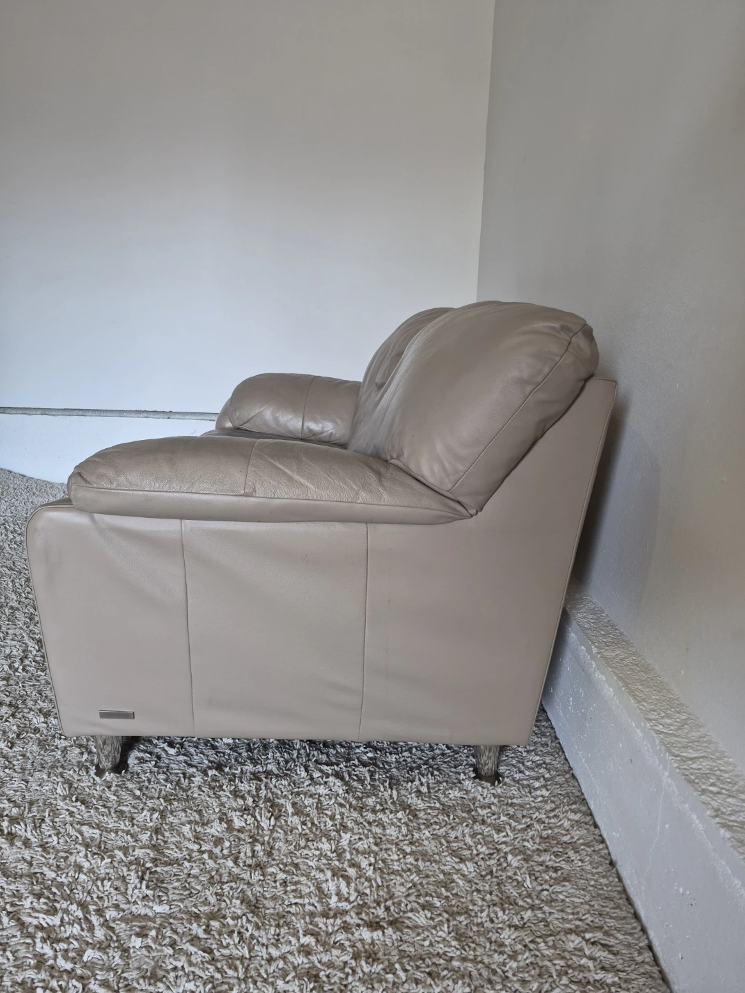 Real Genuine Leather Palliser 2 Seater Loveseat Sofa Couch - photo 4