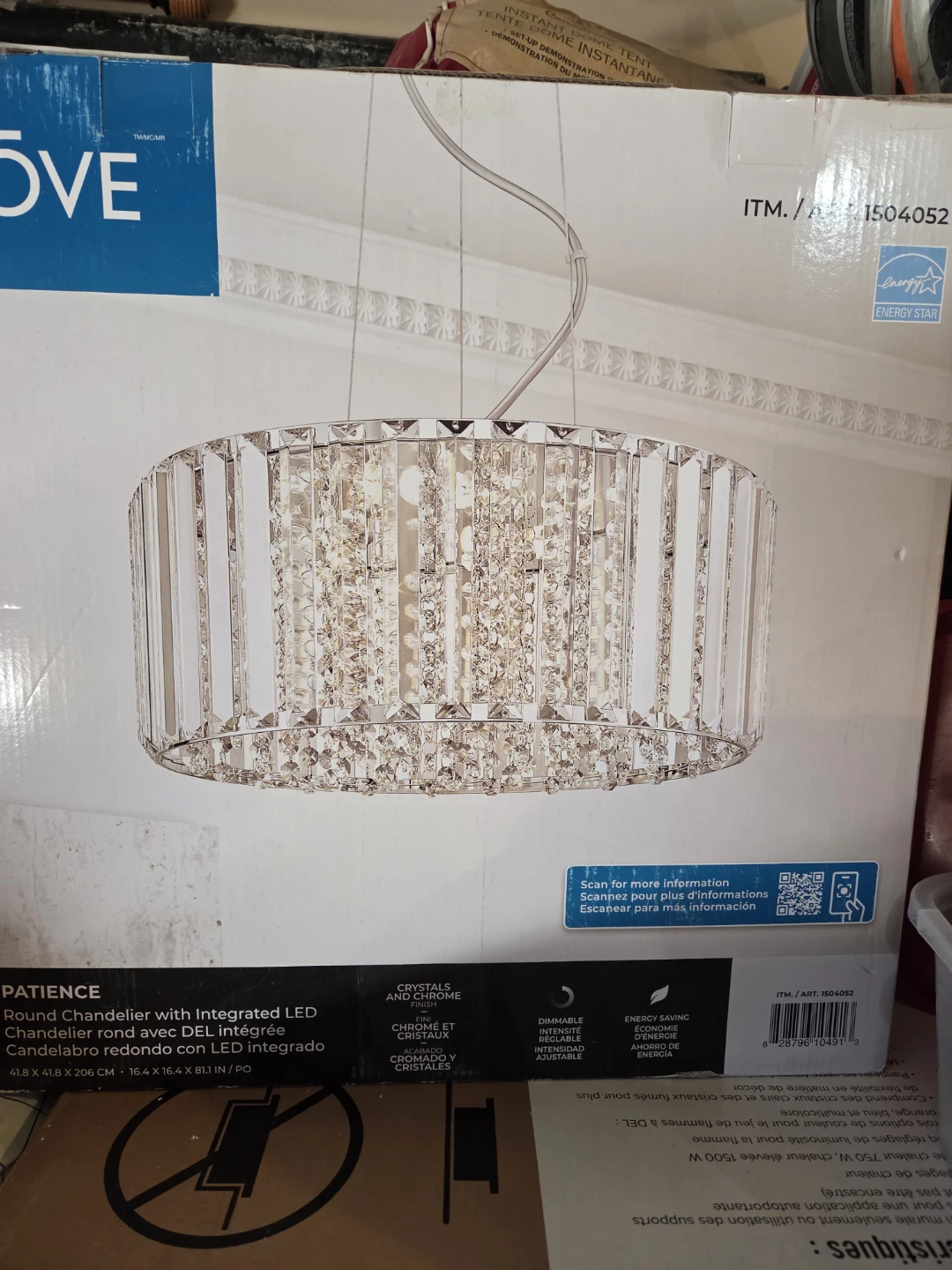 Ove Patience Round Chandelier with Integrated LED