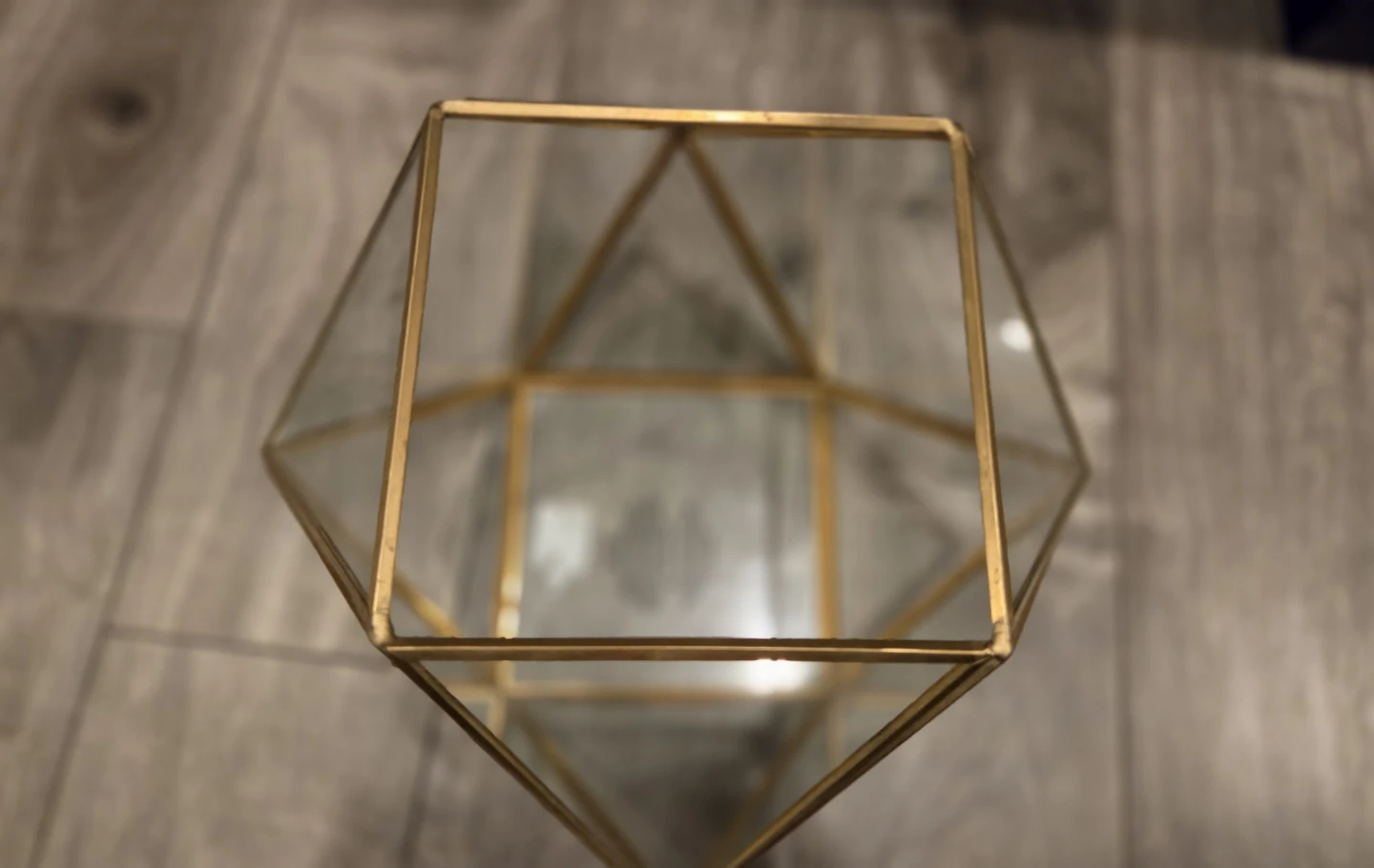 Geometric Glass Terrarium - photo 2