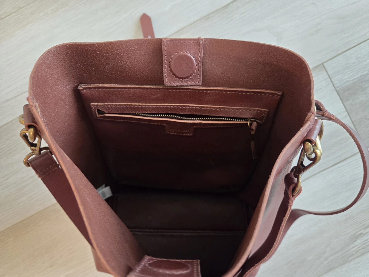 Madewell Leather Bucket Bag - photo 3