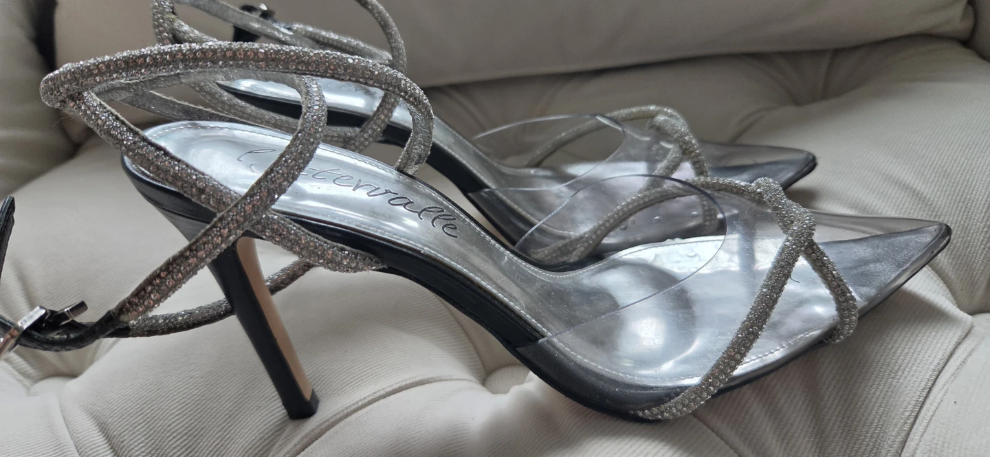 l'Intervalle Rhinestone Clear Heels - photo 2
