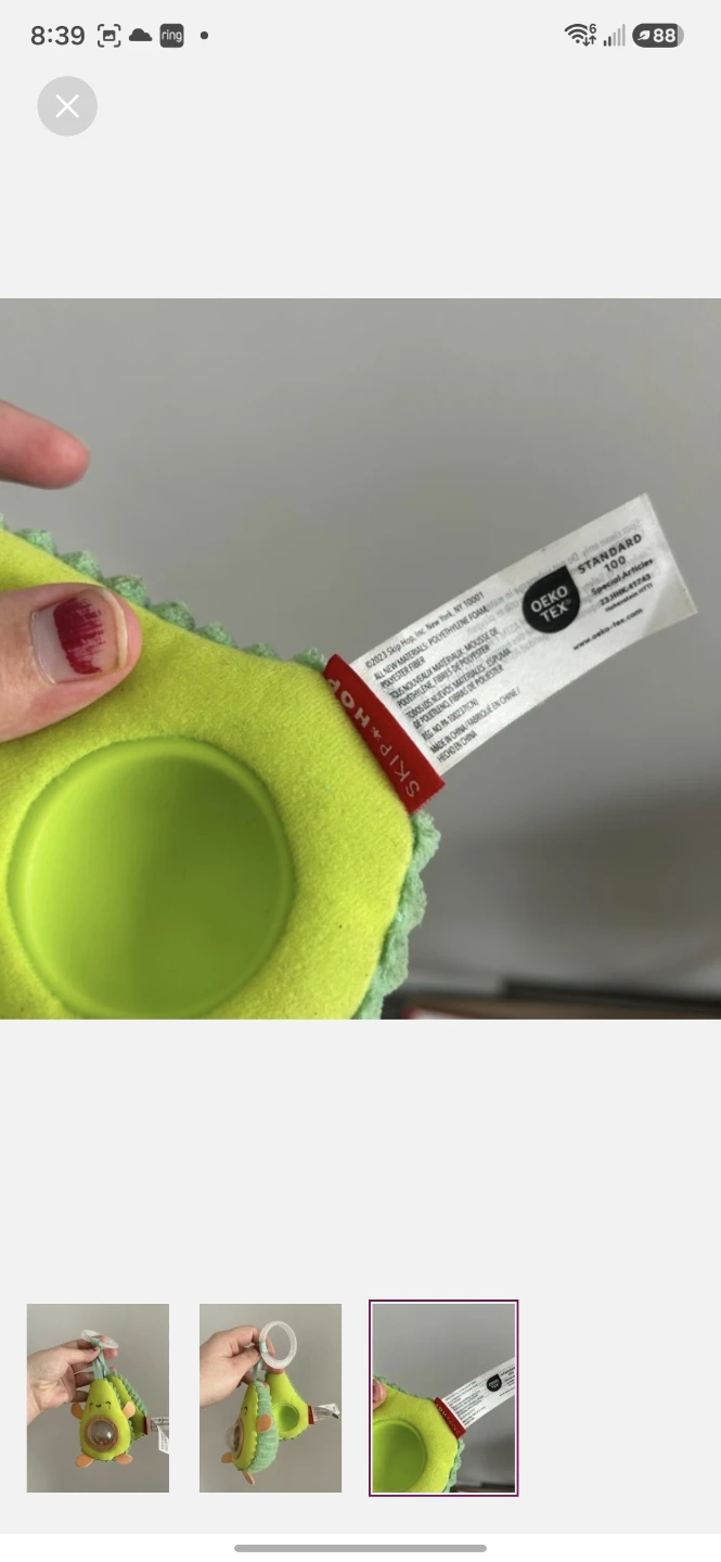 Skip Hop Avocado Baby Toy - photo 3