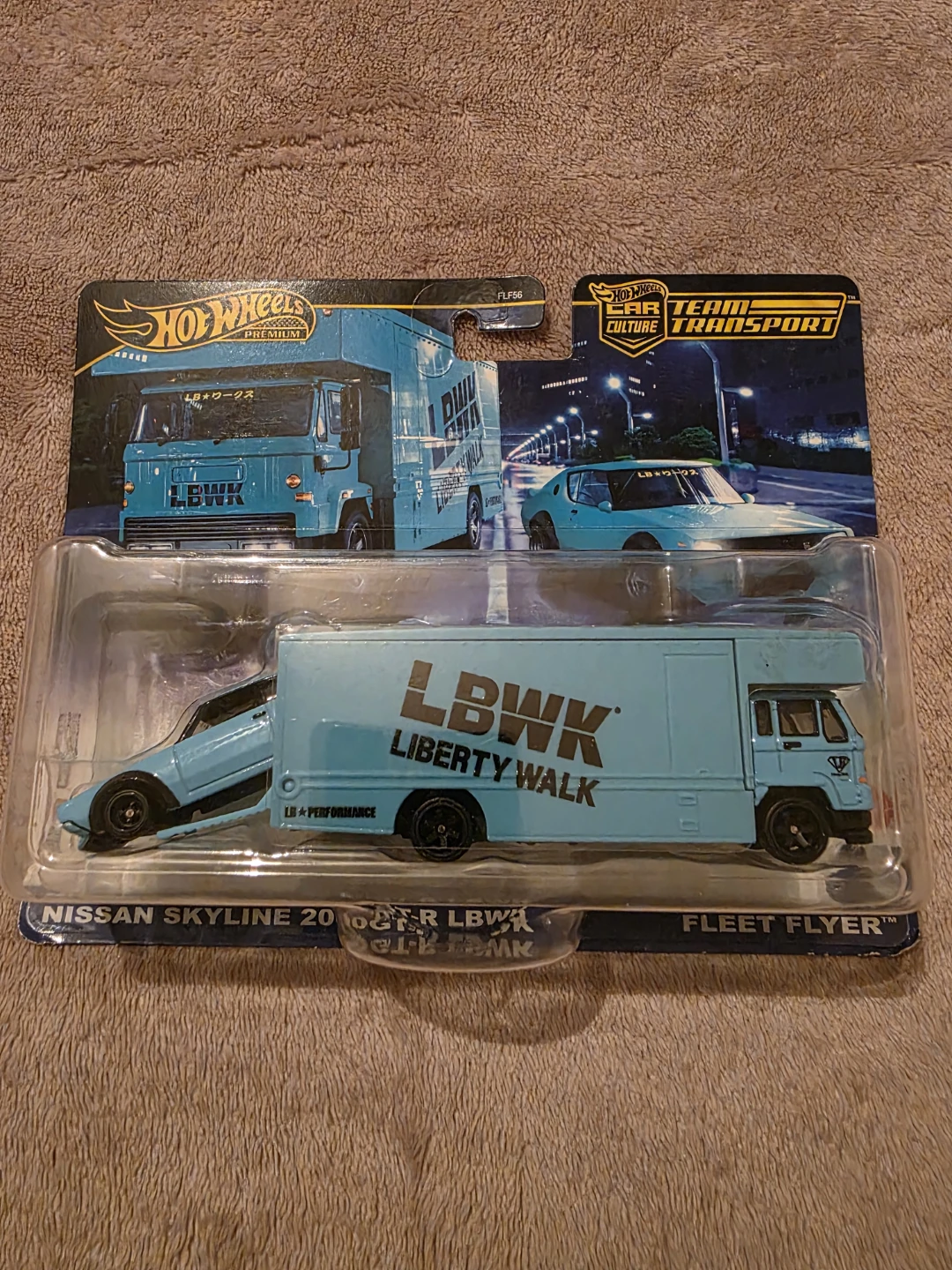 Hot Wheels Nissan Skyline 2000 GT-R LBWK Fleet Flyer