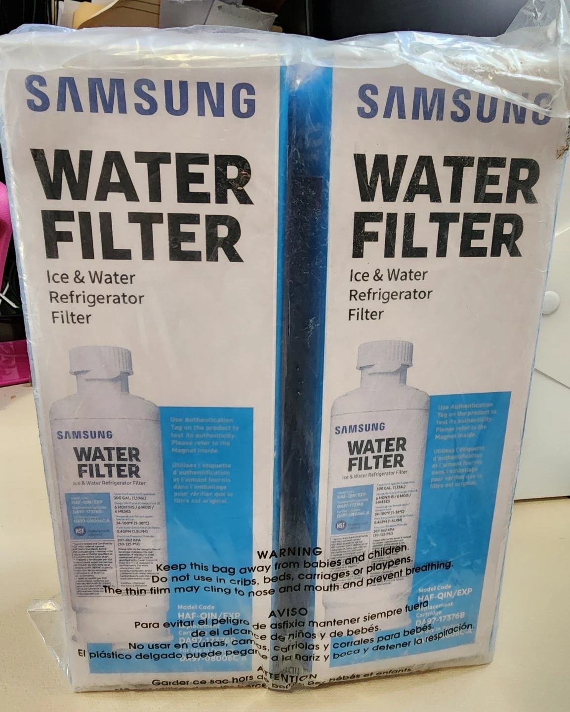Samsung Water Filter - Ice & Water Refrigerator Filter (2-Pack)