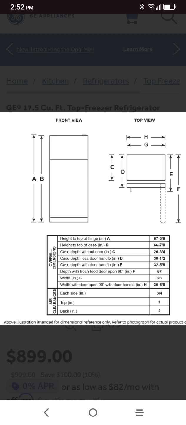 GE 17.5 Cu. Ft. Top-Freezer Refrigerator - photo 3