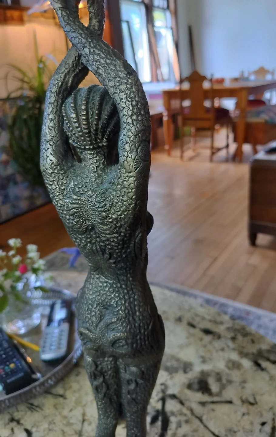 Vintage Brass Mermaid Figurine - photo 3