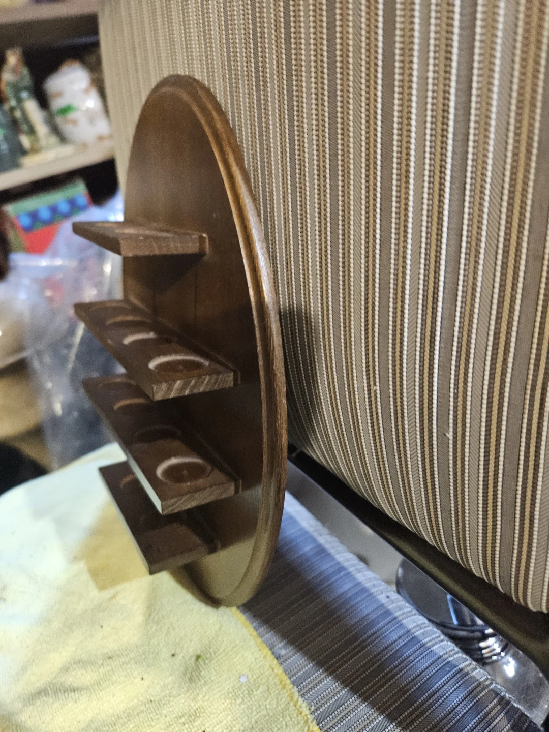Wooden Oval Display Shelf - photo 4