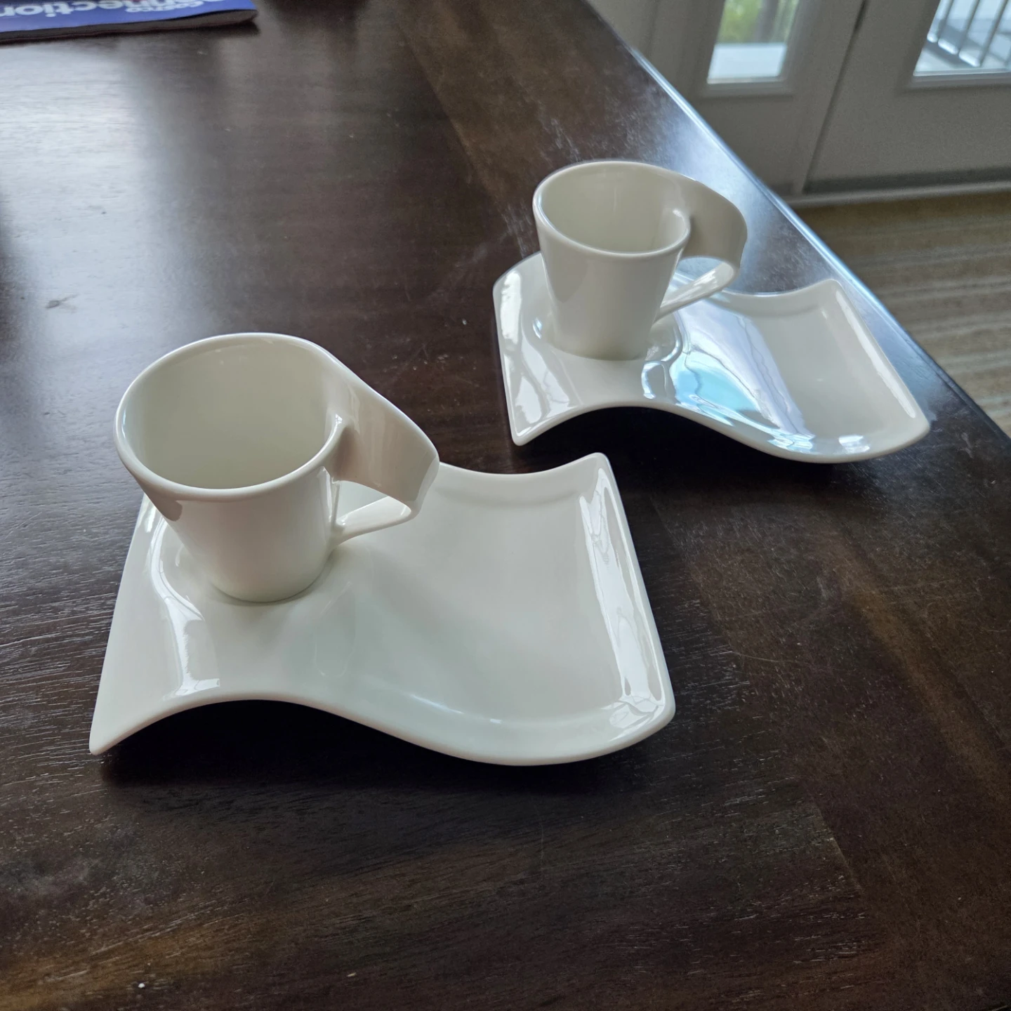 Villeroy & Boch Espresso Cups and Saucers (Set of 2)
