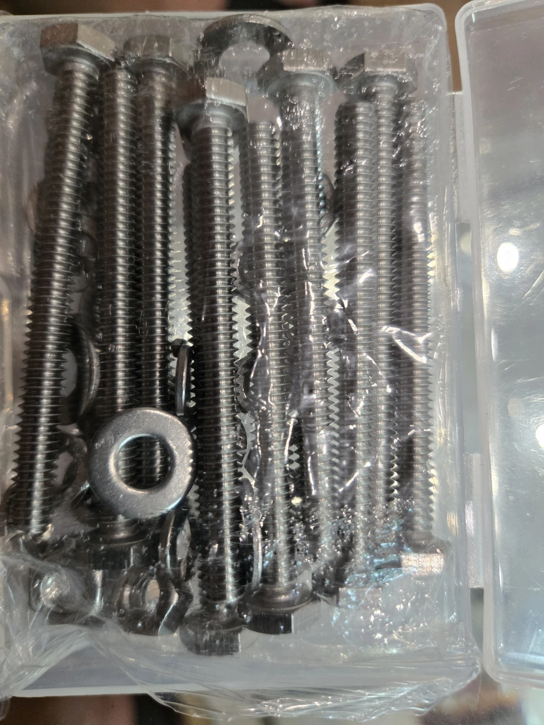 Mullunrad Hex Head Bolts, Nuts, Washers - 1/4" - 10 Sets - photo 3