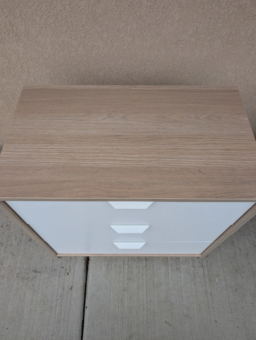3 Drawers Wood Dresser - photo 2
