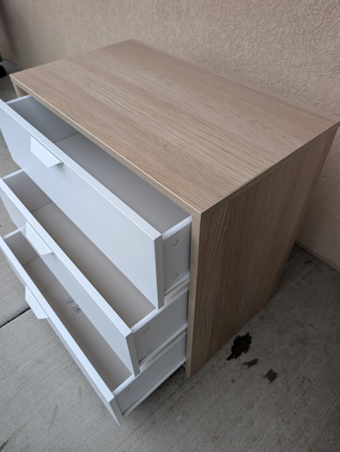 3 Drawers Wood Dresser - photo 5