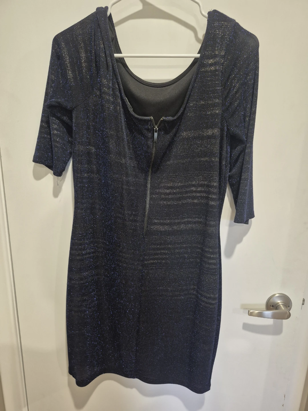 Reitmans Blue Sparkle Dress - Size M - photo 3