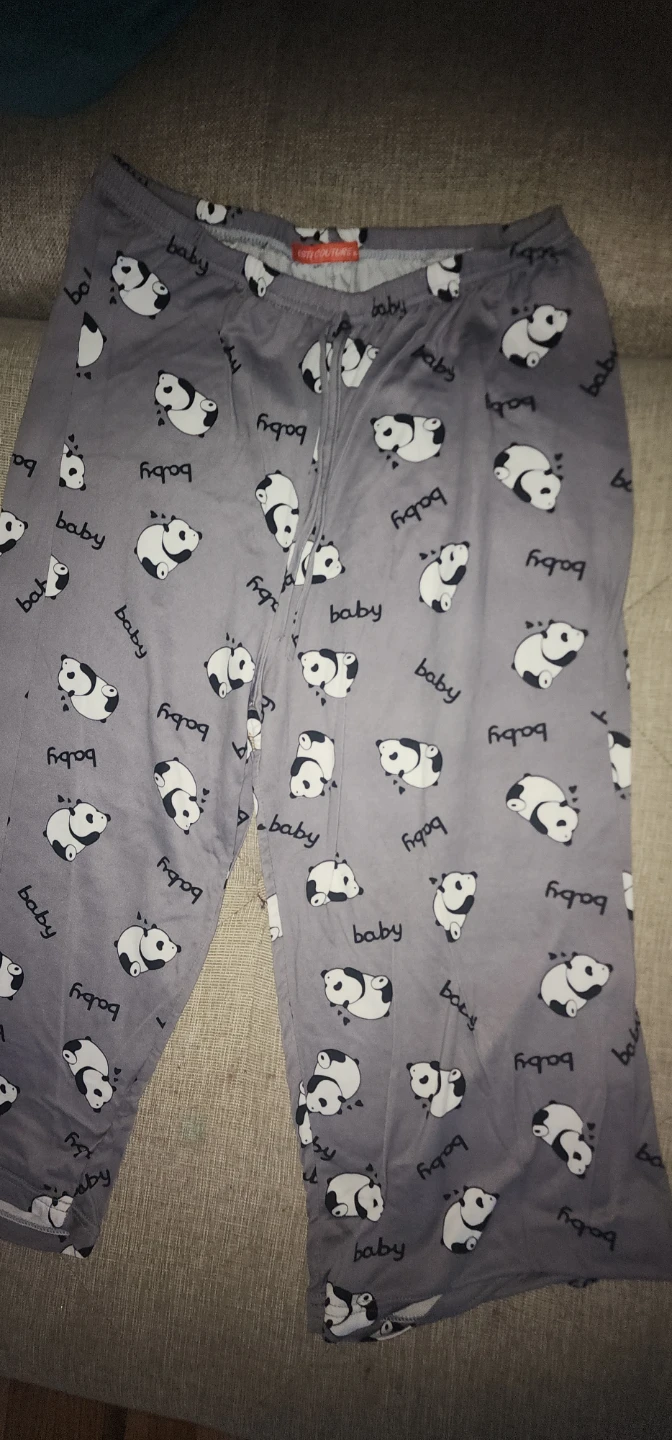 Panda Pajama capri cut Pants - photo 4