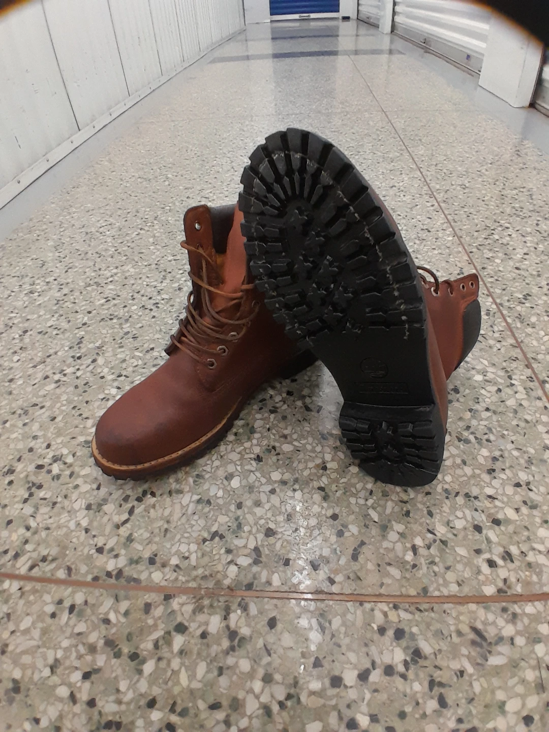 Timberland Brown Leather Boots Men's Size 10 - photo 2