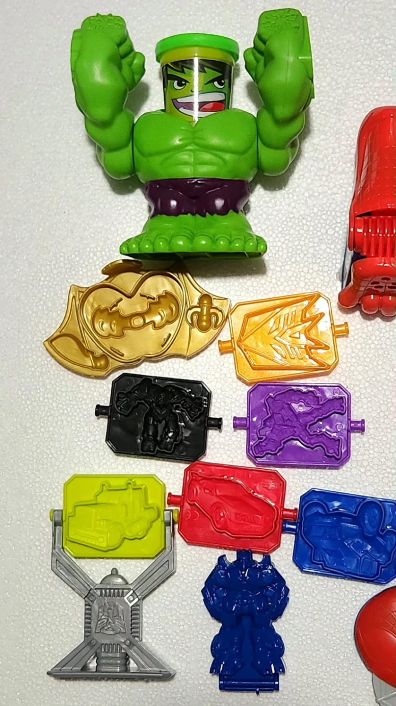 Marvel Super Heros / Transformers Play-Doh Sets Spider-Man Hulk - photo 4