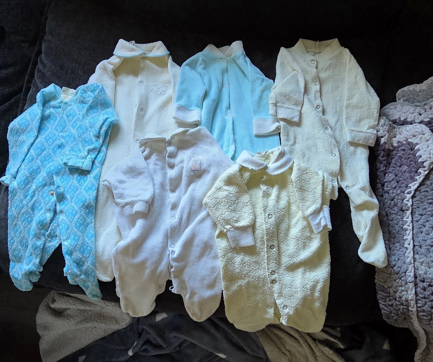 Vintage baby sleepers