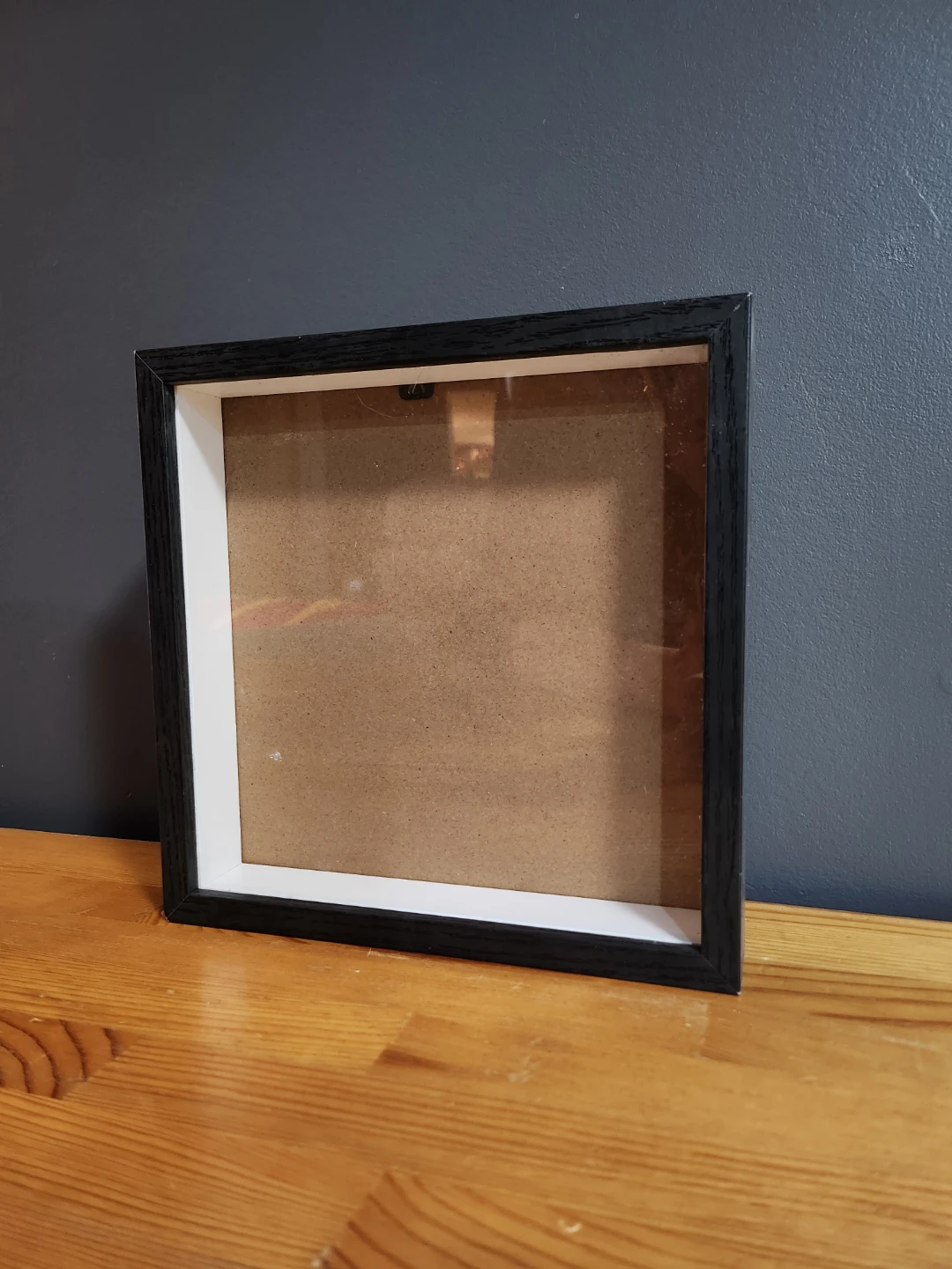 Shadow Box Square Picture Frame Black