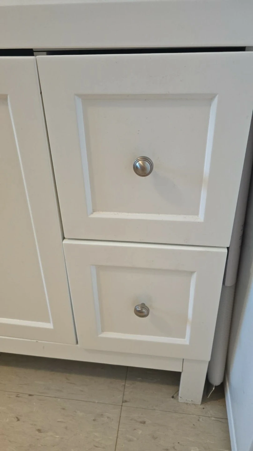 White Bathroom Cabinet - photo 5