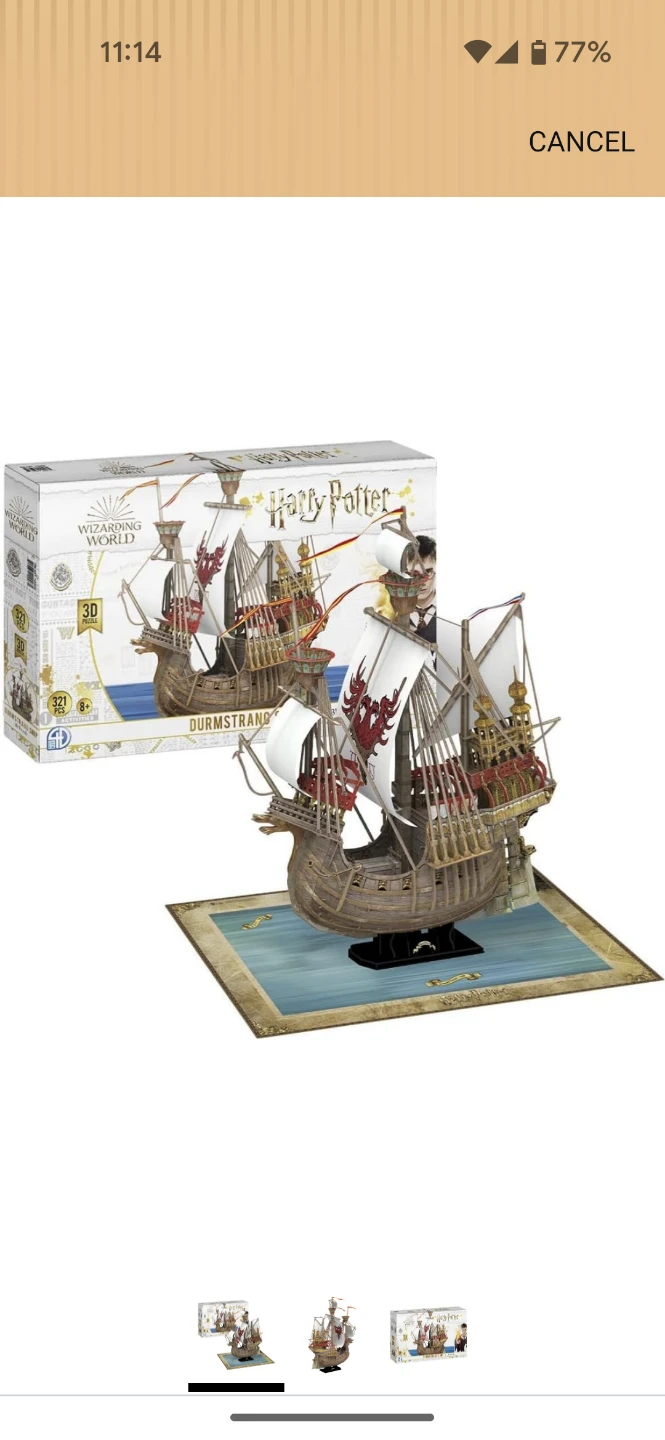 Brand New Harry Potter Durmstrang Ship 3D Puzzle - photo 3
