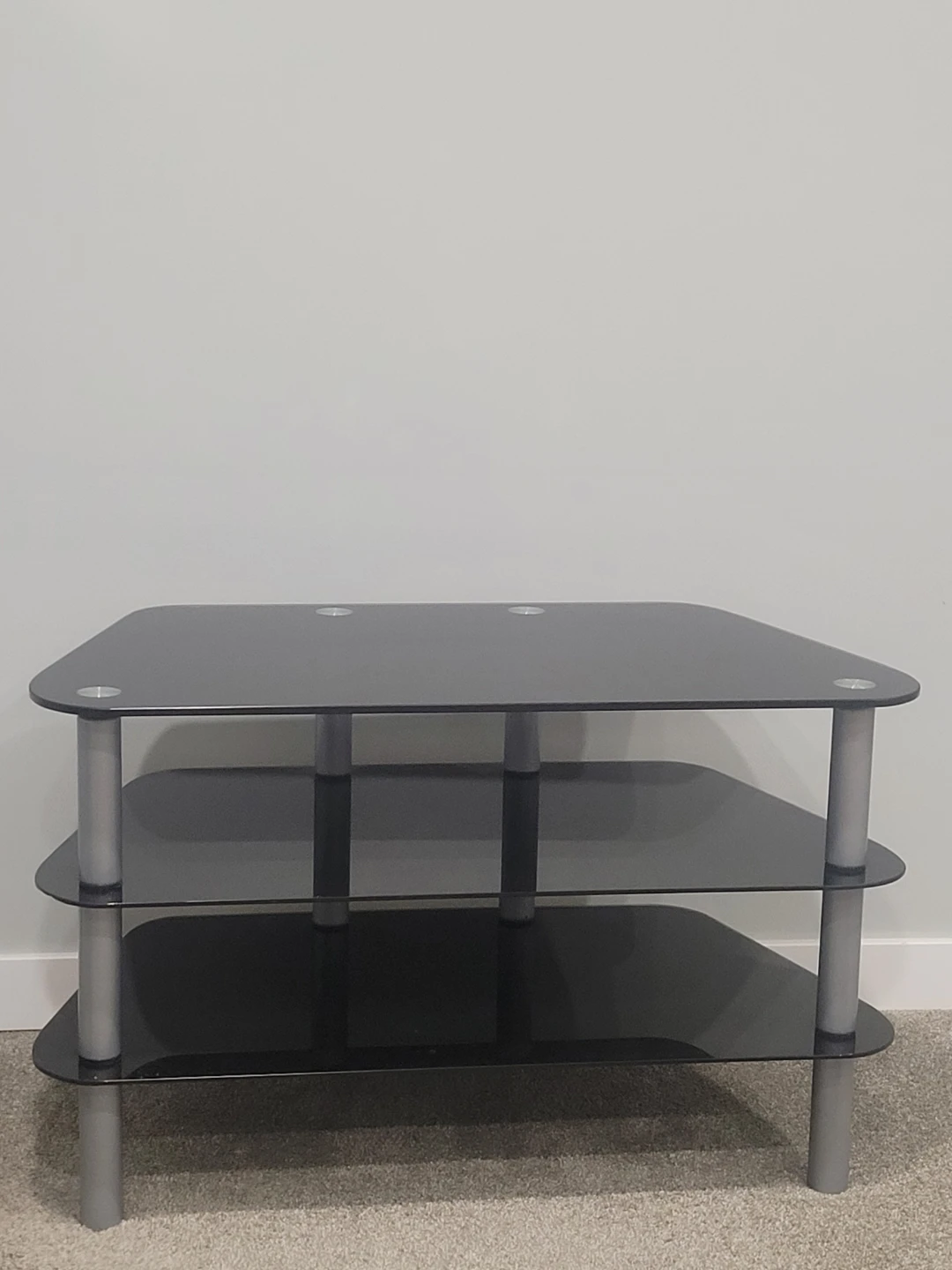 Glass Entertainment Stand