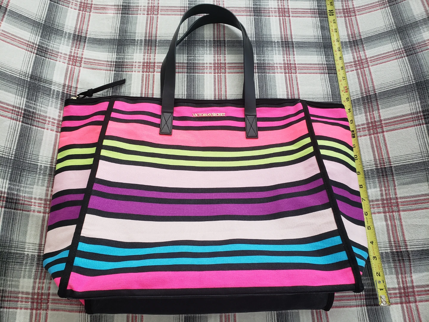 Victoria's Secret Striped Tote Bag - photo 2