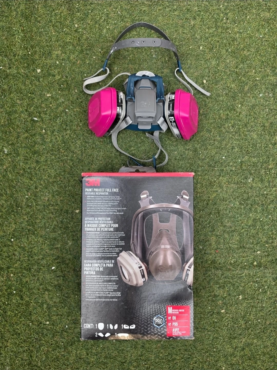 Bosch Drywall Sander with Case + 3MFace Mask & Sanding Gear - photo 2