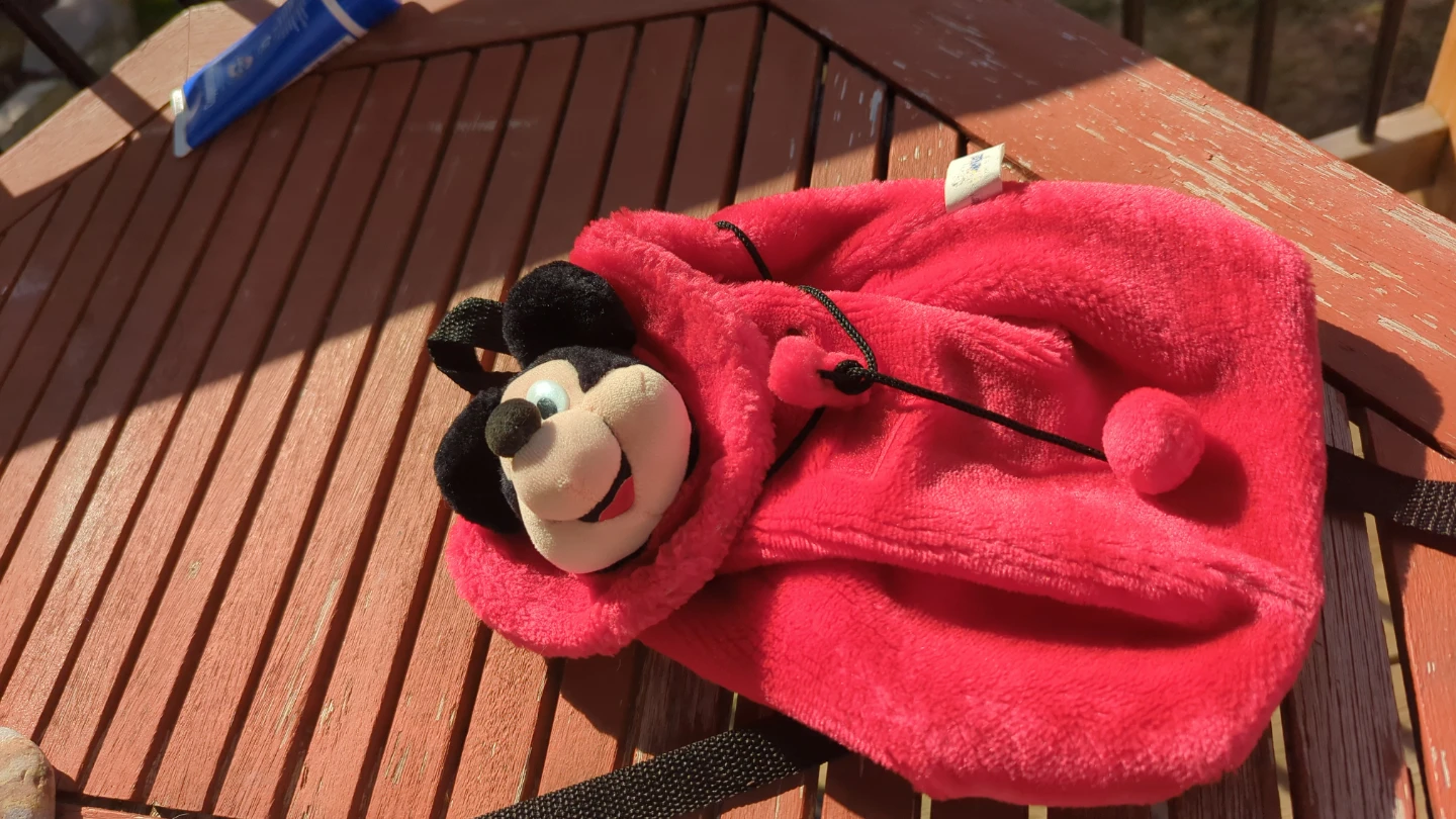 Kids Plush Mickey Mouse Backpack
